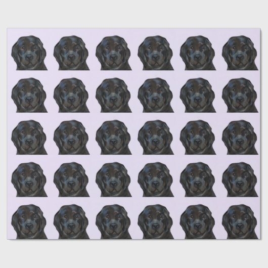 Newfoundland Dog Cadeaupapier (Vlak)