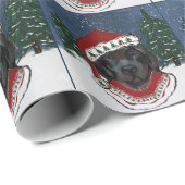 Newfoundland Dog Cadeaupapier (Rol Hoek)