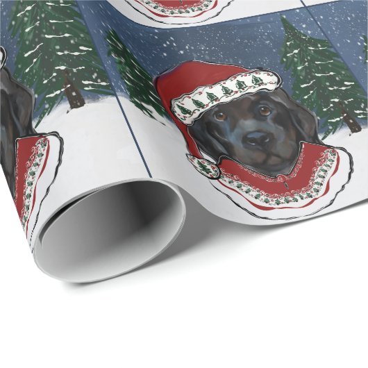 Newfoundland Dog Cadeaupapier (Rol Hoek)