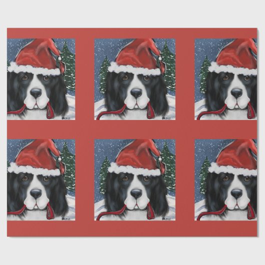 Newfoundland Dog Cadeaupapier (Vlak)