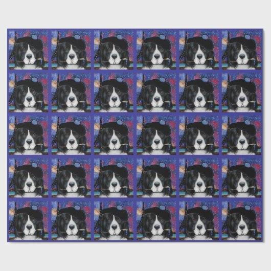Newfoundland Dog Cadeaupapier (Vlak)