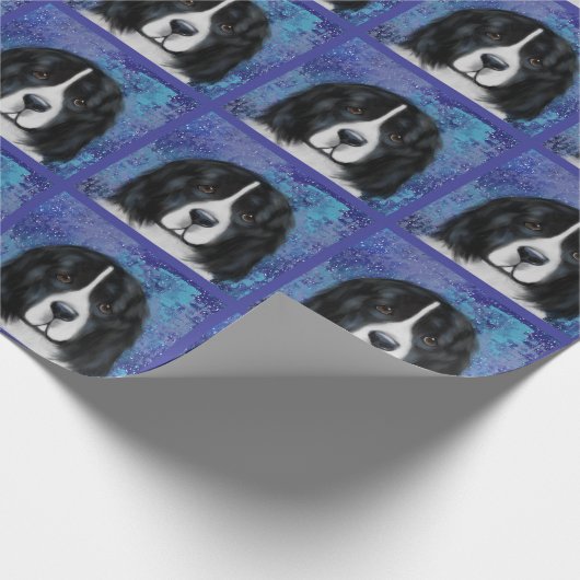 Newfoundland Dog Cadeaupapier (Hoek)