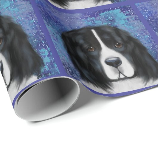 Newfoundland Dog Cadeaupapier (Rol Hoek)