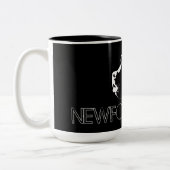 Newfoundland Dog Coffee Cups Hondenliefhebber Mokk Tweekleurige Koffiemok (Links)