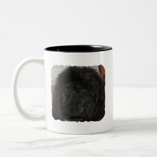 Newfoundland Dog Coffee Mok (Links)