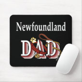 Newfoundland Dog Dad Gifts Muismat (Met muis)