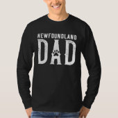 Newfoundland Dog Dad T-shirt (Voorkant)