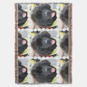 Newfoundland Dog Deken (Voorkant Verticaal)