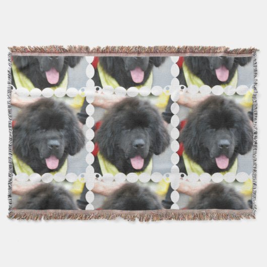 Newfoundland Dog Deken (Voorkant)