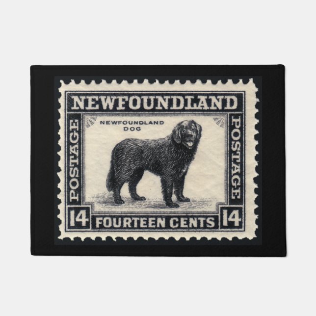  Newfoundland Dog Deurmat (Voorkant)