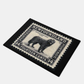  Newfoundland Dog Deurmat (Schuin)