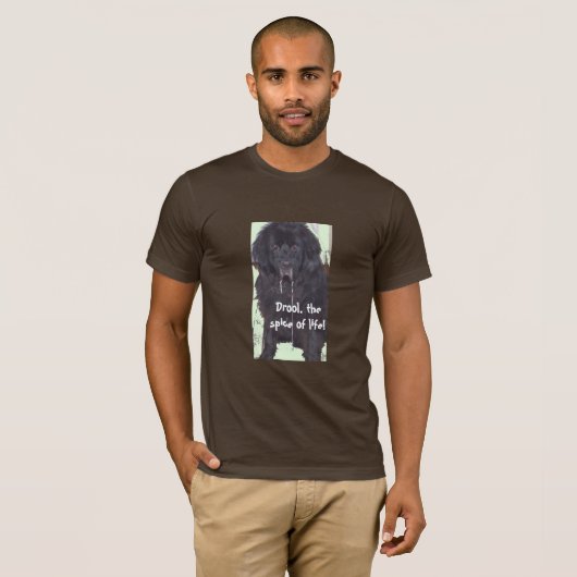 Newfoundland Dog Drool shirt (Voorkant volledig)