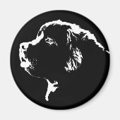 Newfoundland Dog Fridge Magnet Dog Magnet / Gift (Voorkant)