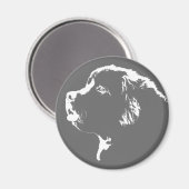 Newfoundland Dog Fridge Magnet Dog Magnet / Gift (Voorkant / Achterkant)
