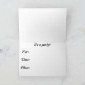 Newfoundland Dog Fun Uitnodiging (Binnen)