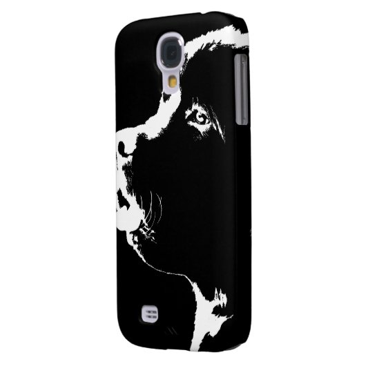 Newfoundland Dog Galaxy S4 Hoesje Newfoundland Pup (Achterkant Links)