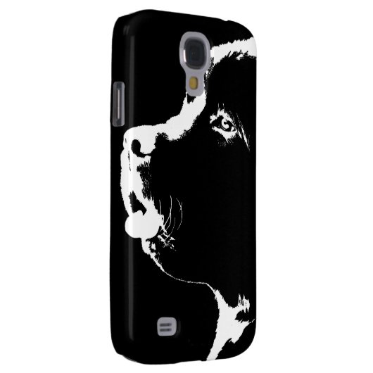 Newfoundland Dog Galaxy S4 Hoesje Newfoundland Pup (Back/Rechts)