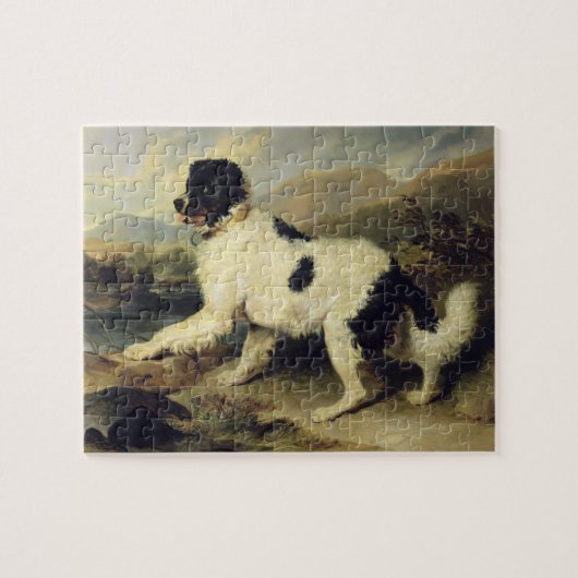 Newfoundland Dog genaamd Lion, 1824 (olie op doek) Legpuzzel (Horizontaal)