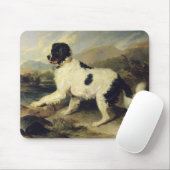 Newfoundland Dog genaamd Lion, 1824 (olie op doek) Muismat (Met muis)