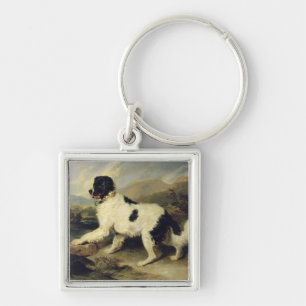 Newfoundland Dog genaamd Lion, 1824 (olie op doek) Sleutelhanger