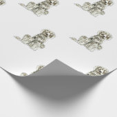 Newfoundland Dog Gift Wrapping Paper Cadeaupapier (Hoek)