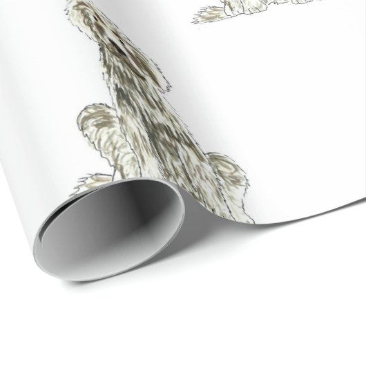 Newfoundland Dog Gift Wrapping Paper Cadeaupapier (Rol Hoek)