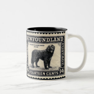 Newfoundland Dog Gifts Tweekleurige Koffiemok