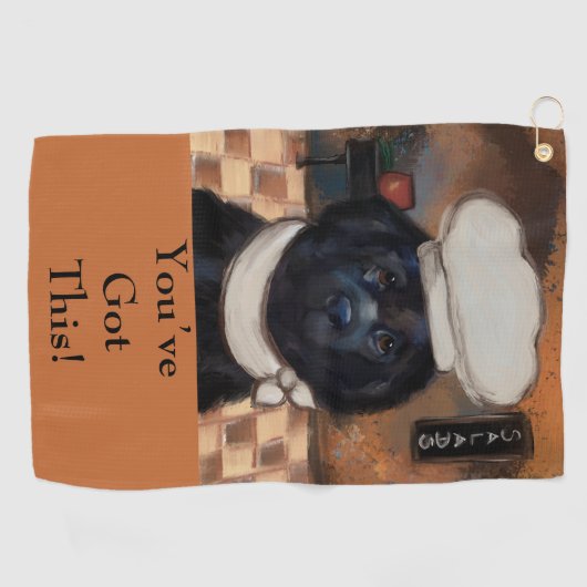 Newfoundland Dog Golfhanddoek (Horizontaal)