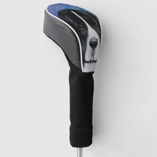 Newfoundland Dog Golfheadcover (Schuin)