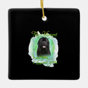 Newfoundland Dog   Het moment dat ik je zag dat ik Keramisch Ornament
