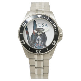 NEWFOUNDLAND DOG  HORLOGE