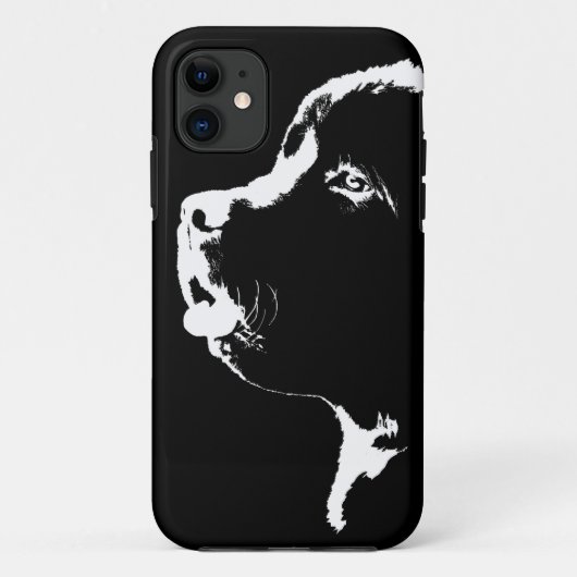 Newfoundland Dog IPhone 5 Hoesje Newfoundlander Pu (Achterkant)