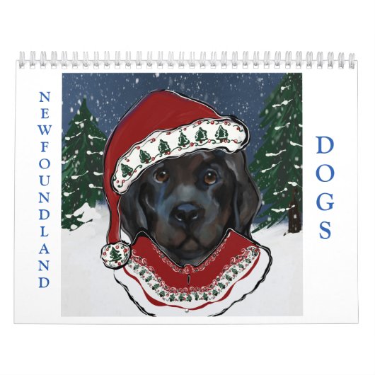 NEWFOUNDLAND DOG KALENDER (Hoes)
