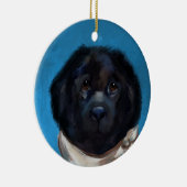 Newfoundland Dog Keramisch Ornament (Rechts)