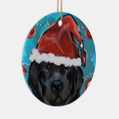 Newfoundland Dog Keramisch Ornament (Rechts)
