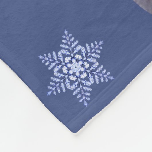 Newfoundland Dog Kerstblanket Fleece Deken (Hoek)