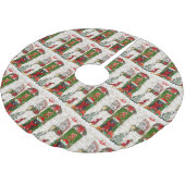 Newfoundland Dog Kerstmis Kerstboom Rok (Gekanteld)