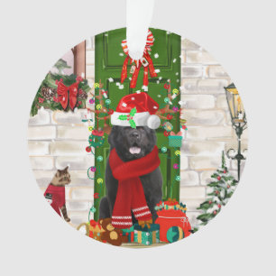 Newfoundland Dog Kerstmis Ornament