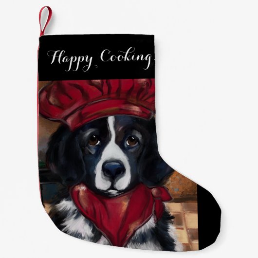 Newfoundland Dog Kleine Kerstsok (Voorkant)