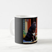 Newfoundland Dog Koffiemok (Voorkant links)