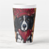 Newfoundland Dog Latte Mok (Voorkant)