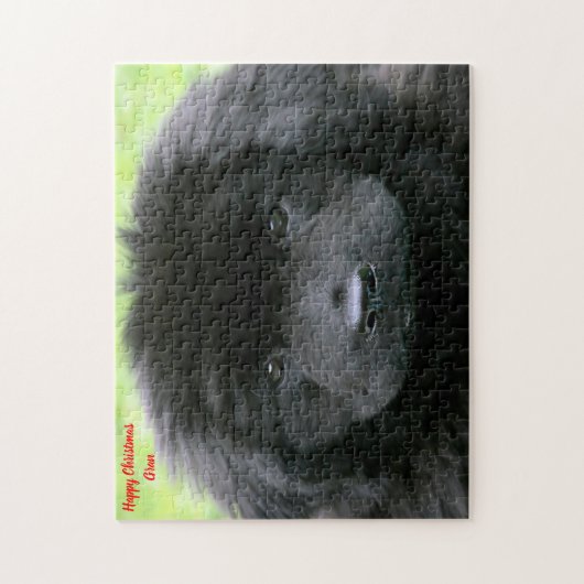 Newfoundland Dog. Legpuzzel (Verticaal)