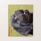 Newfoundland Dog. Legpuzzel (Verticaal)