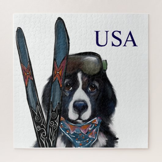 NEWFOUNDLAND DOG  LEGPUZZEL (Verticaal)