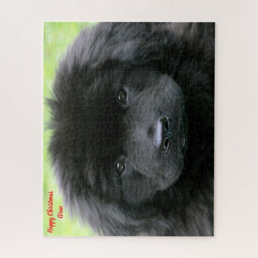 Newfoundland Dog. Legpuzzel (Verticaal)