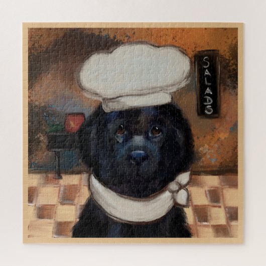 Newfoundland Dog Legpuzzel (Verticaal)