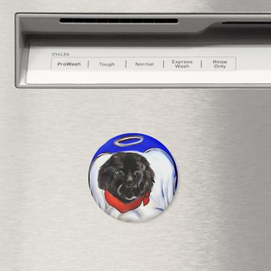 Newfoundland Dog Magneet (Insitu (Vaatwasser))