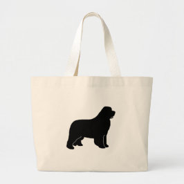 Newfoundland dog newfy newf grote tote bag