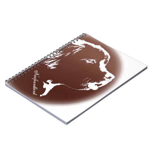 Newfoundland Dog Notitieboek Hondenliefhebber Gift (Linkerzijde)