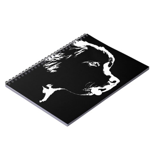 Newfoundland Dog Notitieboek Puppy Dog Journal Boo (Linkerzijde)